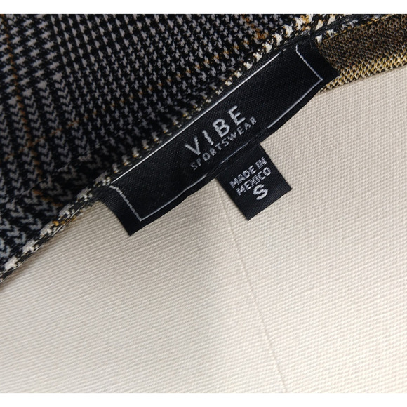 Vintage 90s to Y2K Tweed Sleeveless Midi Sheath Dress Size S Plaid Wiggle Retro - Picture 6 of 7